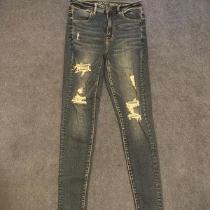 American Eagle super hi-rise jegging super stretch